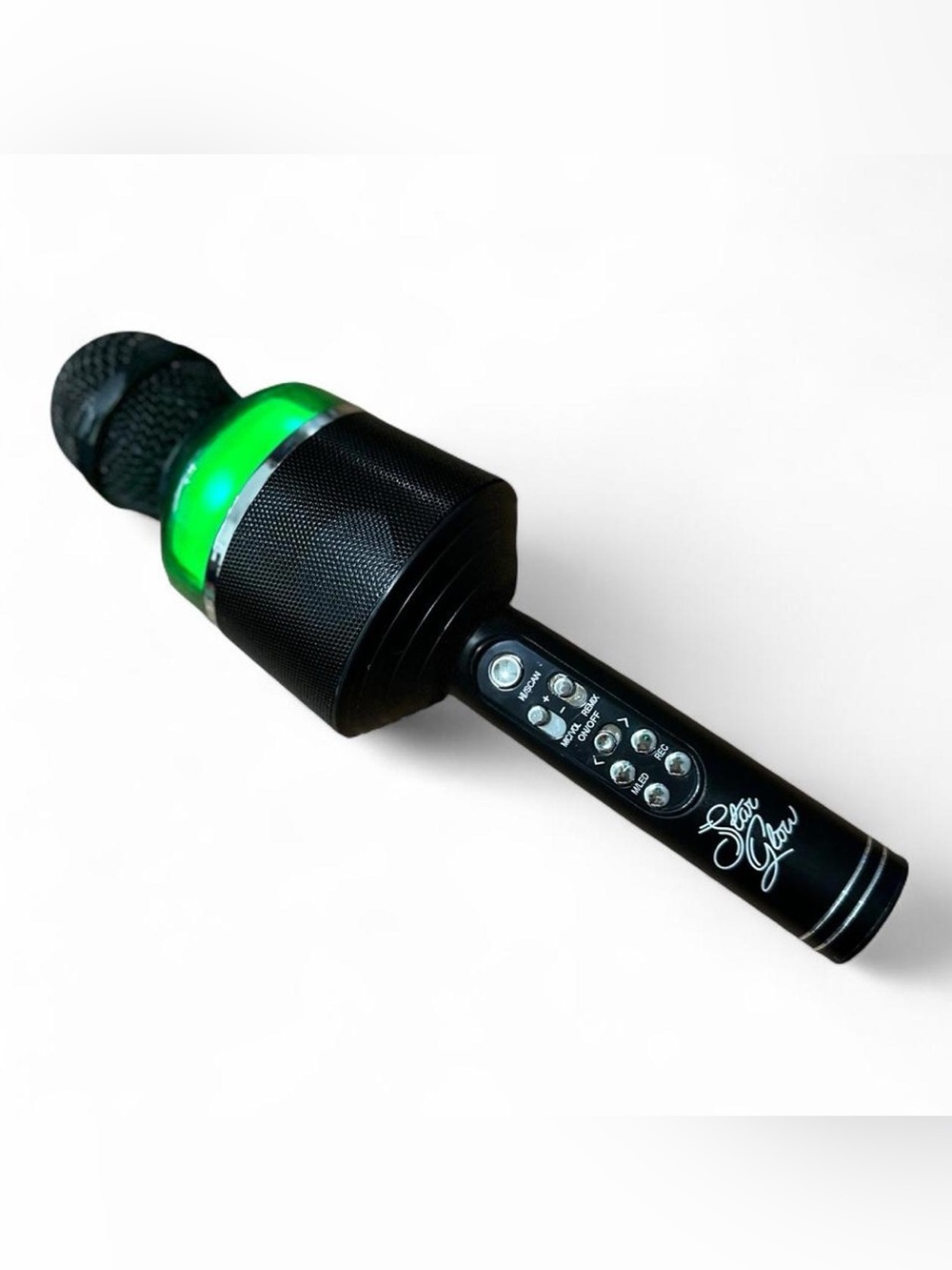 Portable Wireless Karaoke Microphone with LED Accent Lights
